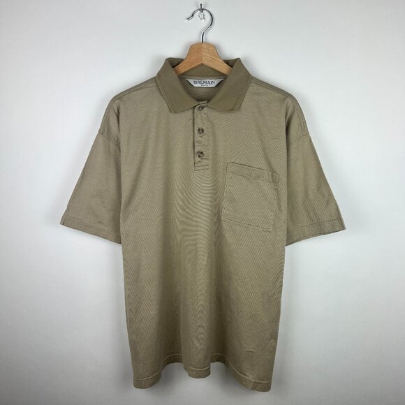 Vintage Balmain Paris Polo Pocket Shirt - Picture 1 of 4